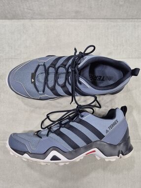 Adidas Terrex AX2R Hiking shoes women's 9 blue mesh Lightweight Trail AC8071